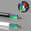 4+1 Hvid LED kabel til RGBW LEDbånd, pr. meter | LEDhome.dk